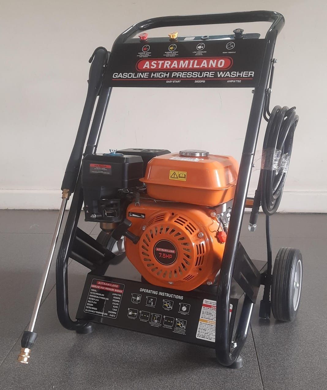 AMPW750 Astramilano Petrol Pressure Washer